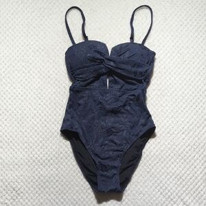 Cupshe Alegria Wrap Front Plunge Cutout One Piece Swimsuit